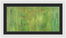 Load image into Gallery viewer, green-abstract-art-Gamma(γ) 112 Abstract Wall Art - Framed Print-Sensory Art