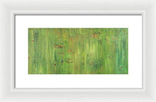 Load image into Gallery viewer, green-abstract-art-Gamma(γ) 112 Abstract Wall Art - Framed Print-Sensory Art