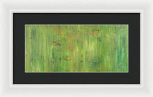 Load image into Gallery viewer, green-abstract-art-Gamma(γ) 112 Abstract Wall Art - Framed Print-Sensory Art
