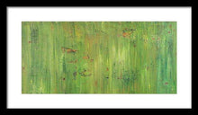 Load image into Gallery viewer, green-abstract-art-Gamma(γ) 112 Abstract Wall Art - Framed Print-Sensory Art