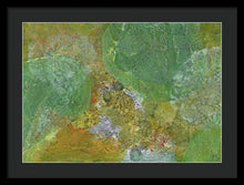 Load image into Gallery viewer, green-abstract-art-Kappa 18 Abstract - Framed Print-Sensory Art