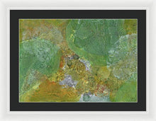 Load image into Gallery viewer, green-abstract-art-Kappa 18 Abstract - Framed Print-Sensory Art