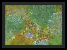 Load image into Gallery viewer, green-abstract-art-Kappa 18 Abstract - Framed Print-Sensory Art
