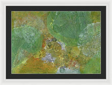 Load image into Gallery viewer, green-abstract-art-Kappa 18 Abstract - Framed Print-Sensory Art