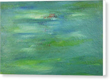 Load image into Gallery viewer, green-abstract-art-Lamda #14 Abstract - Canvas Print-Sensory Art