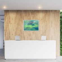 Load image into Gallery viewer, green abstract art -green, lamda 15-Sensory Art House