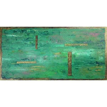 Load image into Gallery viewer, green abstract art -green, lamda 16-Sensory Art House