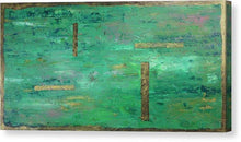 Load image into Gallery viewer, green-abstract-art-Lamda 16 Abstract - Canvas Print-Sensory Art
