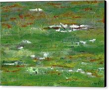 Load image into Gallery viewer, green-abstract-art-Lamda 2 Abstract Wall Art - Canvas Print-Sensory Art