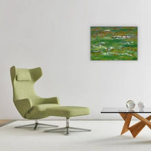Load image into Gallery viewer, green-abstract-art-Lamda 2 Abstract Wall Art Print-Sensory Art
