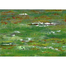 Load image into Gallery viewer, green-abstract-art-Lamda 2 Abstract Wall Art Print-Sensory Art