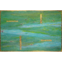 Load image into Gallery viewer, green-abstract-art-Lamda 7 Abstract - Art Print-Sensory Art