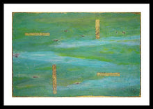 Load image into Gallery viewer, green-abstract-art-Lamda #7 Abstract - Framed Print-Sensory Art