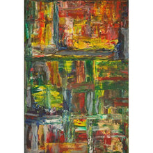 Load image into Gallery viewer, green-abstract-art-Rho 14 - Abstract Wall Art Print-Sensory Art