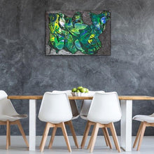 Load image into Gallery viewer, green-abstract-art-Rho 16 - Abstract Wall Art Print-Sensory Art
