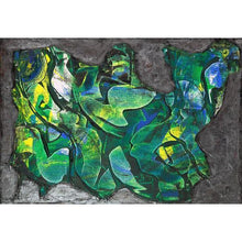 Load image into Gallery viewer, green-abstract-art-Rho 16 - Abstract Wall Art Print-Sensory Art