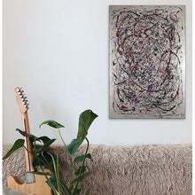 Load image into Gallery viewer, grey-gray-abstract-art-Iota 19 - Abstract Wall Art Print