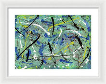 Load image into Gallery viewer, Framed Print, Iota #30 Abstract Wall Art - Framed Print,Sensory Art House