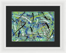 Load image into Gallery viewer, Framed Print, Iota #30 Abstract Wall Art - Framed Print,Sensory Art House
