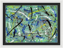 Load image into Gallery viewer, Framed Print, Iota #30 Abstract Wall Art - Framed Print,Sensory Art House