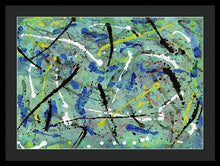 Load image into Gallery viewer, Framed Print, Iota #30 Abstract Wall Art - Framed Print,Sensory Art House