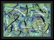 Load image into Gallery viewer, Framed Print, Iota #30 Abstract Wall Art - Framed Print,Sensory Art House