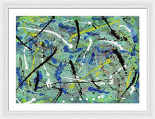 Load image into Gallery viewer, Framed Print, Iota #30 Abstract Wall Art - Framed Print,Sensory Art House
