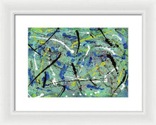 Load image into Gallery viewer, Framed Print, Iota #30 Abstract Wall Art - Framed Print,Sensory Art House