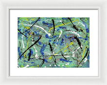 Load image into Gallery viewer, Framed Print, Iota #30 Abstract Wall Art - Framed Print,Sensory Art House