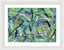 Load image into Gallery viewer, Framed Print, Iota #30 Abstract Wall Art - Framed Print,Sensory Art House
