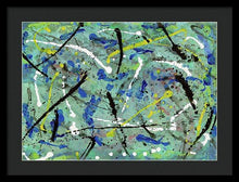 Load image into Gallery viewer, Framed Print, Iota #30 Abstract Wall Art - Framed Print,Sensory Art House