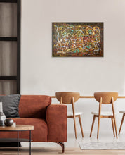 Load image into Gallery viewer, orange-abstract-Iota 35 Abstract - Canvas Print