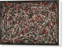 Load image into Gallery viewer, drip-abstract-Iota 9 Abstract Wall Art - Canvas Print-style-of-Jackson-Pollock