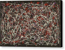 Load image into Gallery viewer, drip-abstract-Iota 9 Abstract Wall Art - Canvas Print-style-of-Jackson-Pollock