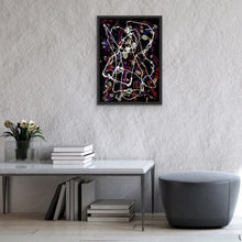 Load image into Gallery viewer, drip-abstract-Iota 15 - Abstract Wall Art Print-style-of-Jackson-Pollock