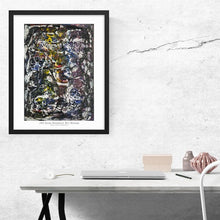 Load image into Gallery viewer, grey-gray-abstract-art-Iota 2 - Abstract Wall Art Print