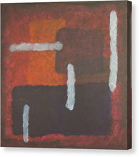 Load image into Gallery viewer, orange-abstract-Mu 11 Abstract Wall Art - Canvas Print