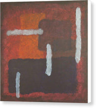 Load image into Gallery viewer, orange-abstract-Mu 11 Abstract Wall Art - Canvas Print