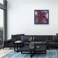 Load image into Gallery viewer, red abstract art Epsilon 50 Abstract - Art Print-Sensory Art House