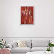 Load image into Gallery viewer, red abstract art Gamma 105 Abstract Wall Art Print-Sensory Art House