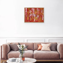 Load image into Gallery viewer, red abstract art Gamma #106 Abstract Wall Art - Art Print-Sensory Art House
