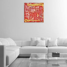 Load image into Gallery viewer, red abstract art Gamma 11 Abstract Wall Art Print-Sensory Art House