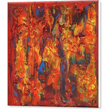 Load image into Gallery viewer, orange-abstract-Gamma 126 Abstract - Canvas Print