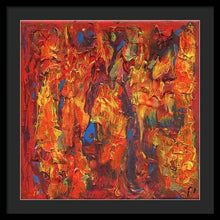 Load image into Gallery viewer, orange-abstract-Gamma 126 Abstract - Framed Print