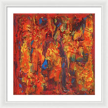 Load image into Gallery viewer, orange-abstract-Gamma 126 Abstract - Framed Print