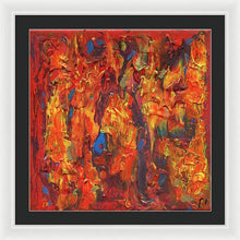 Load image into Gallery viewer, orange-abstract-Gamma 126 Abstract - Framed Print