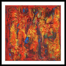 Load image into Gallery viewer, orange-abstract-Gamma 126 Abstract - Framed Print