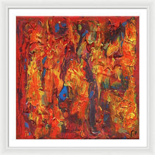 Load image into Gallery viewer, orange-abstract-Gamma 126 Abstract - Framed Print
