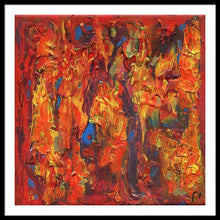 Load image into Gallery viewer, orange-abstract-Gamma 126 Abstract - Framed Print
