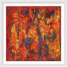 Load image into Gallery viewer, orange-abstract-Gamma 126 Abstract - Framed Print